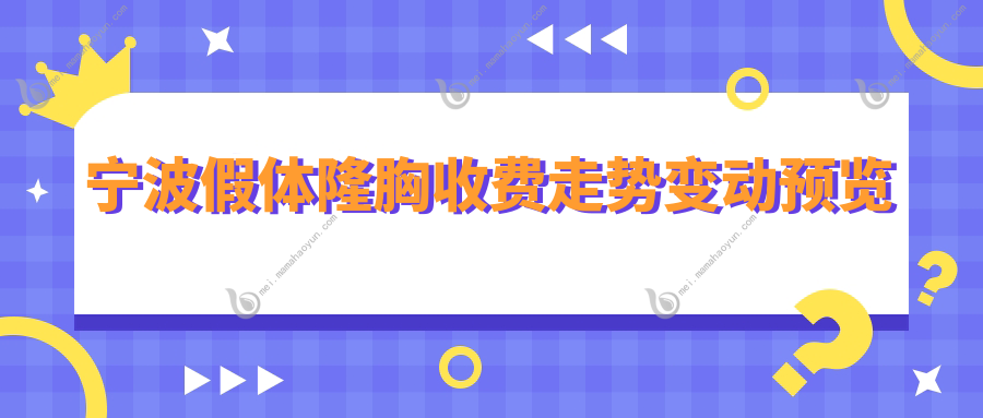 宁波假体隆胸收费走势变动预览