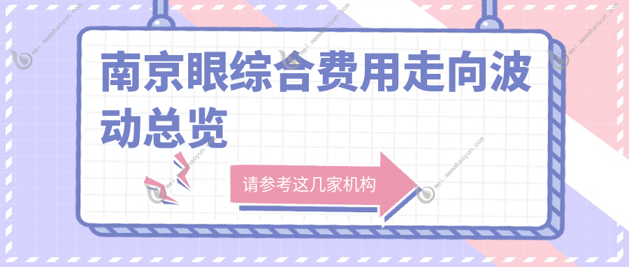 南京眼综合费用走向波动总览