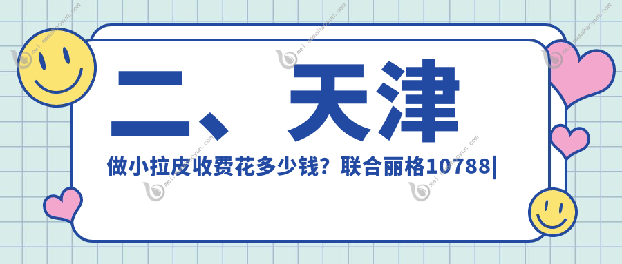 二、天津做小拉皮收费花多少钱？联合丽格10788