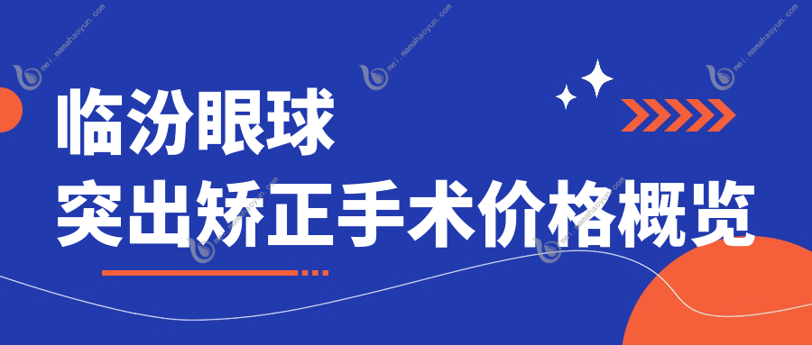 临汾眼球突出矫正手术价格概览