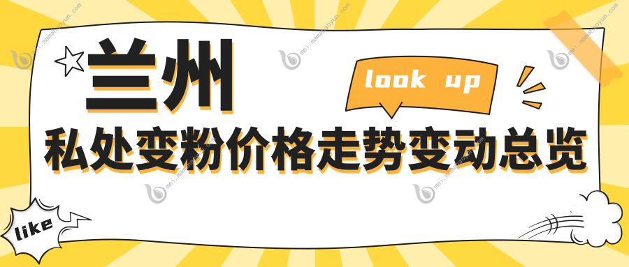 兰州私处变粉价格走势变动总览