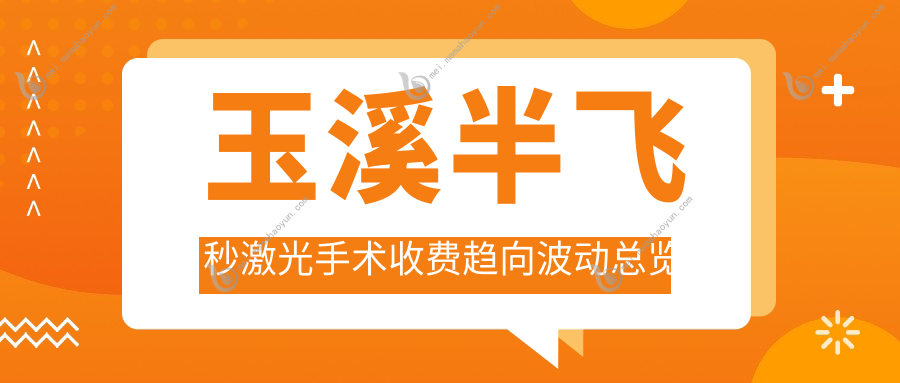玉溪半飞秒激光手术收费趋向波动总览
