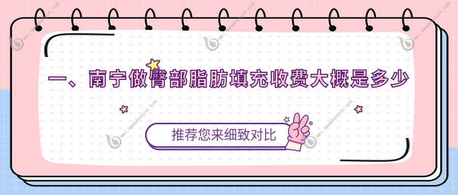 一、南宁做臀部脂肪填充收费大概是多少钱？公布2025南宁臀部脂肪填充价目单