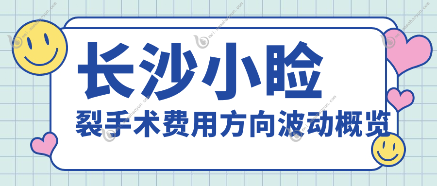 长沙小睑裂手术费用方向波动概览