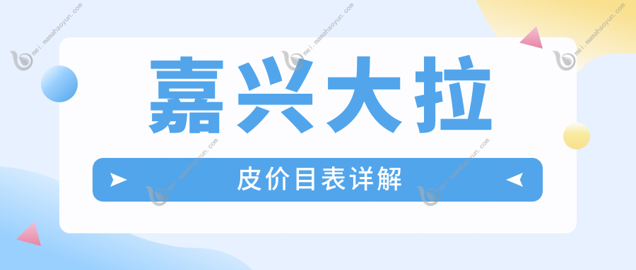 嘉兴大拉皮价目表详解
