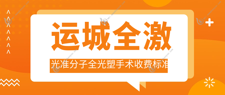 运城全激光准分子全光塑手术收费标准大揭秘：权威眼科医院专业解析