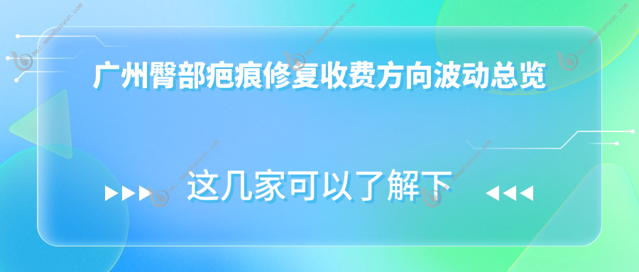 广州臀部疤痕修复收费方向波动总览