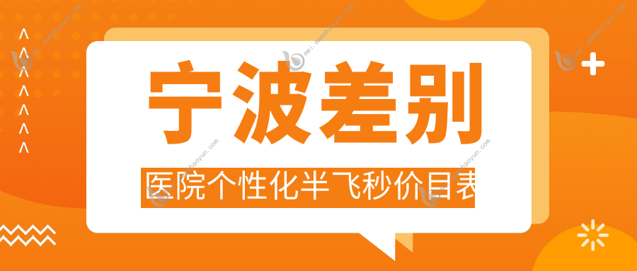 宁波差别医院个性化半飞秒价目表