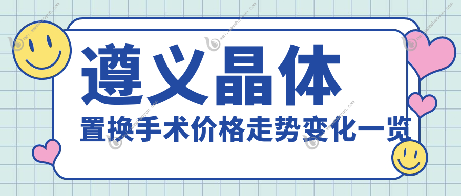 遵义晶体置换手术价格走势变化一览