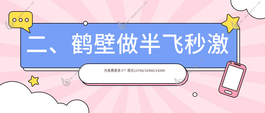 二、鹤壁做半飞秒激光收费是多少？视光13768/10468/14289