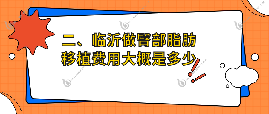 二、临沂做臀部脂肪移植费用大概是多少钱？爱美10990/美容8888/塑美8369