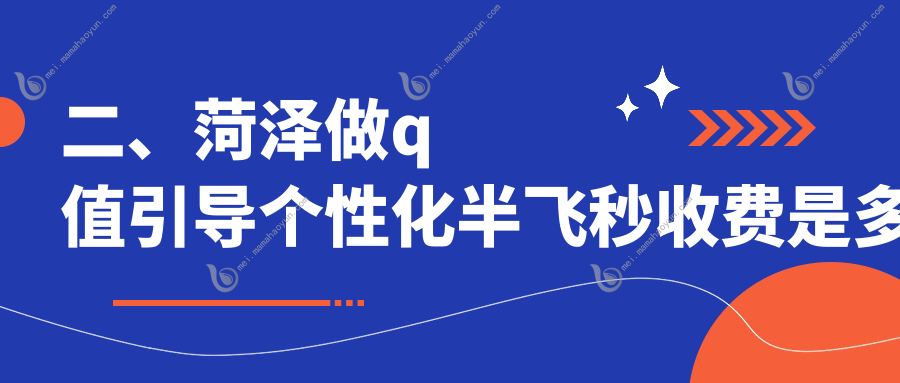 二、菏泽做q值引导个性化半飞秒收费是多少？华厦18698、华厦17460、福仁13558