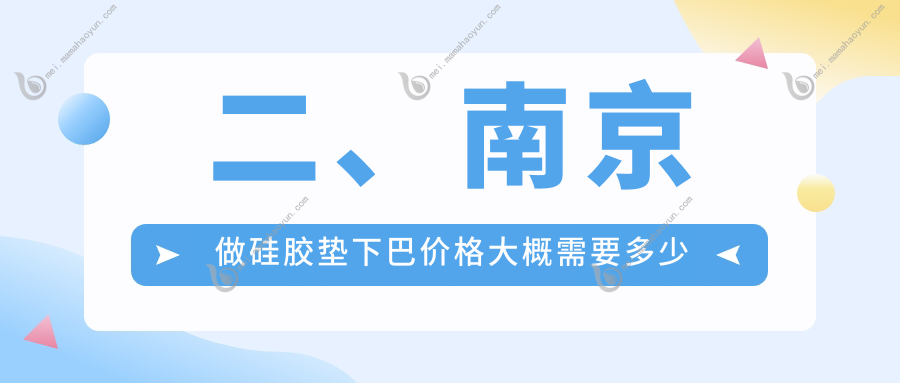 二、南京做硅胶垫下巴价格大概需要多少钱？嘉怡美24450